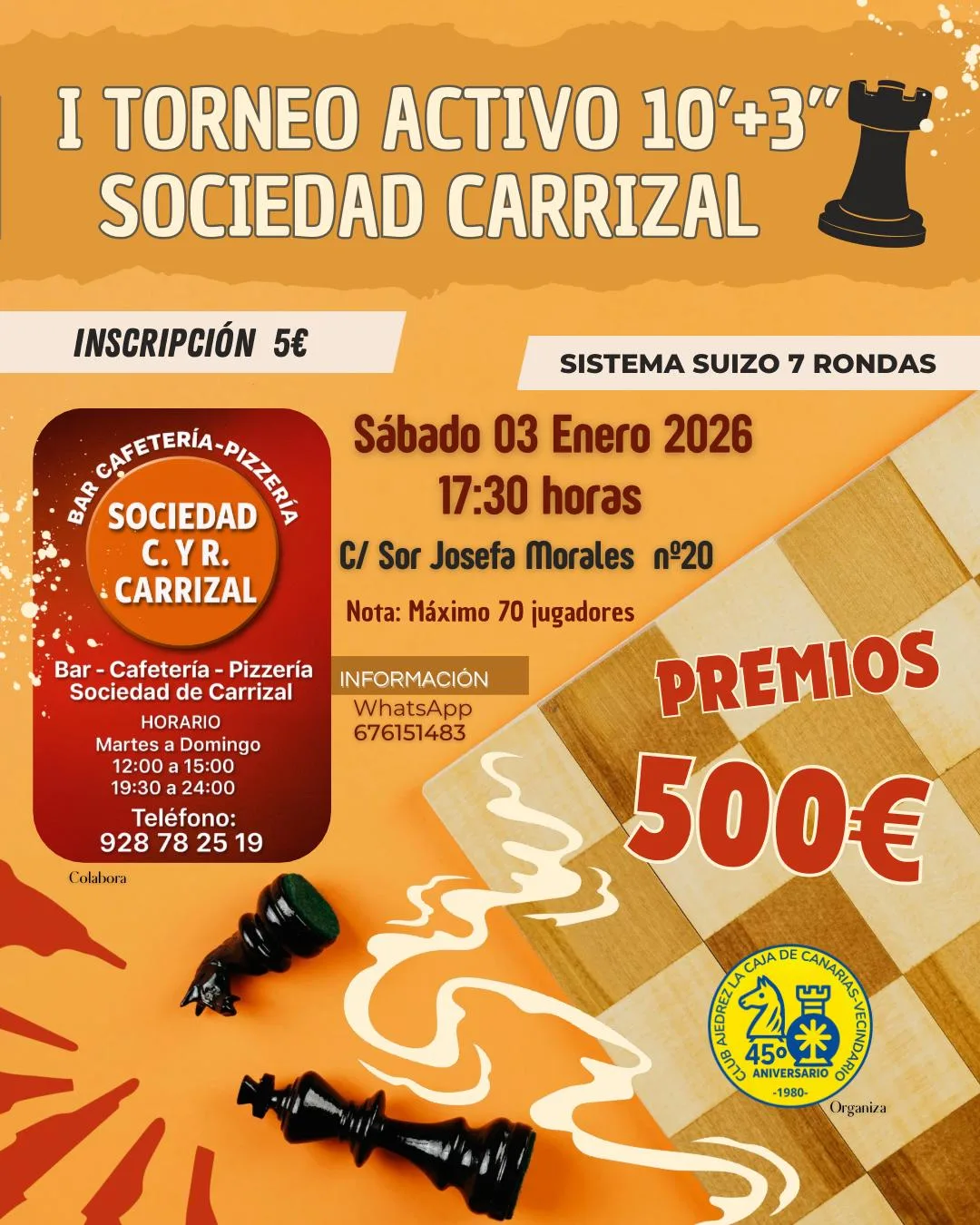 I Torneo Activo 10’+3’’ – Sociedad Carrizal