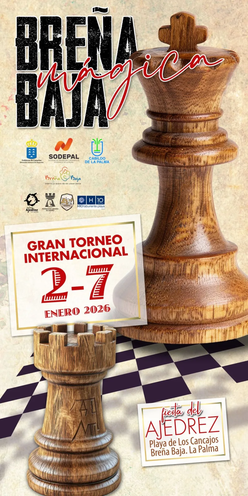 TORNEO INTERNACIONAL DE AJEDREZ BREÑA BAJA MÁGICA2026